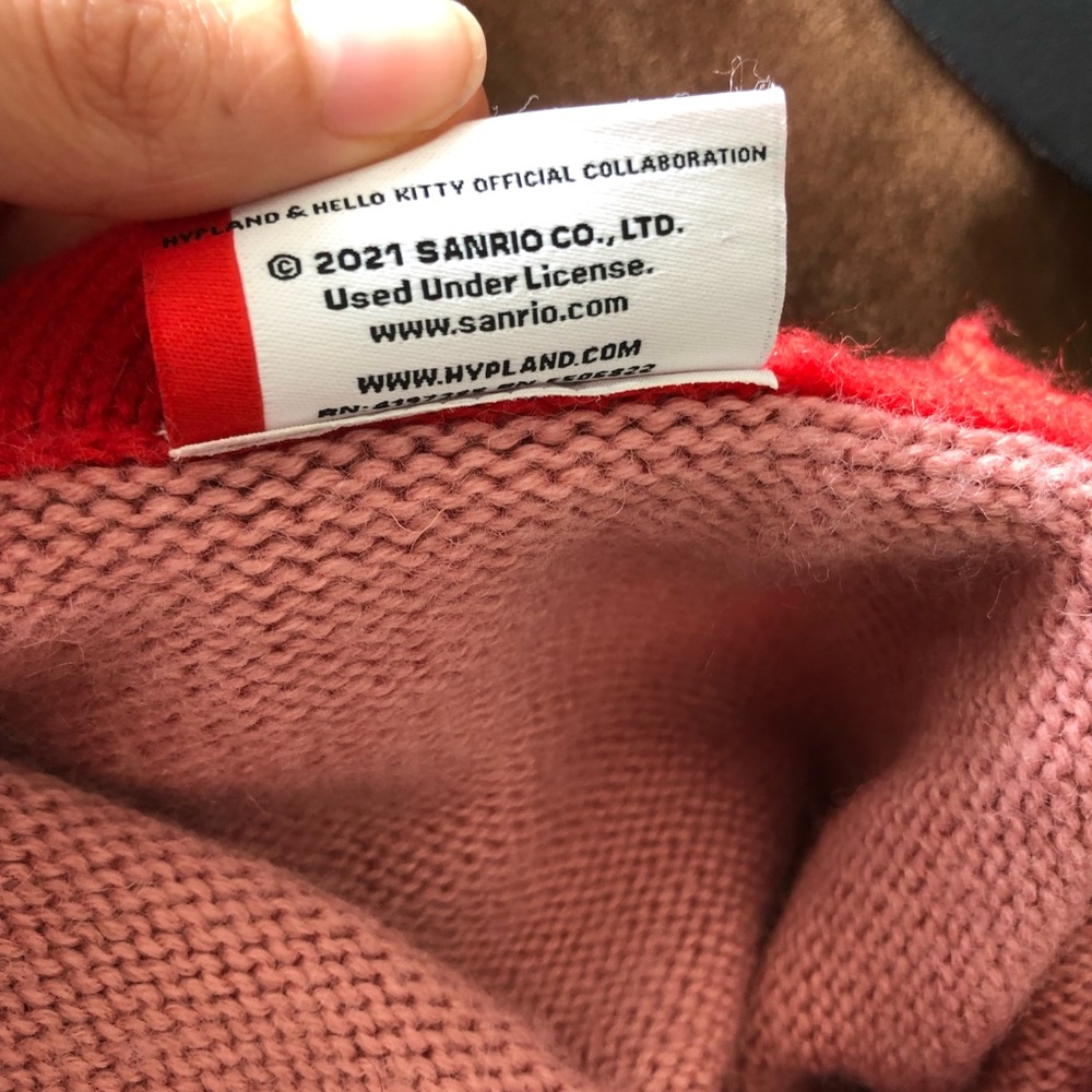 SOLD HELLO KITTY BALLOONS KNIT CARDIGAN (PINK) - Picture 10 of 16